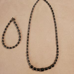 Fashion necklace and bracelet